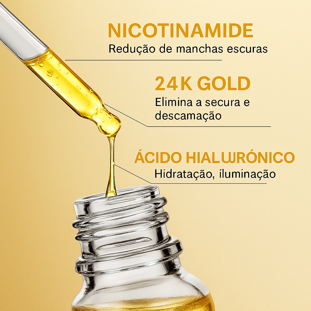Sérum Facial 24K Gold