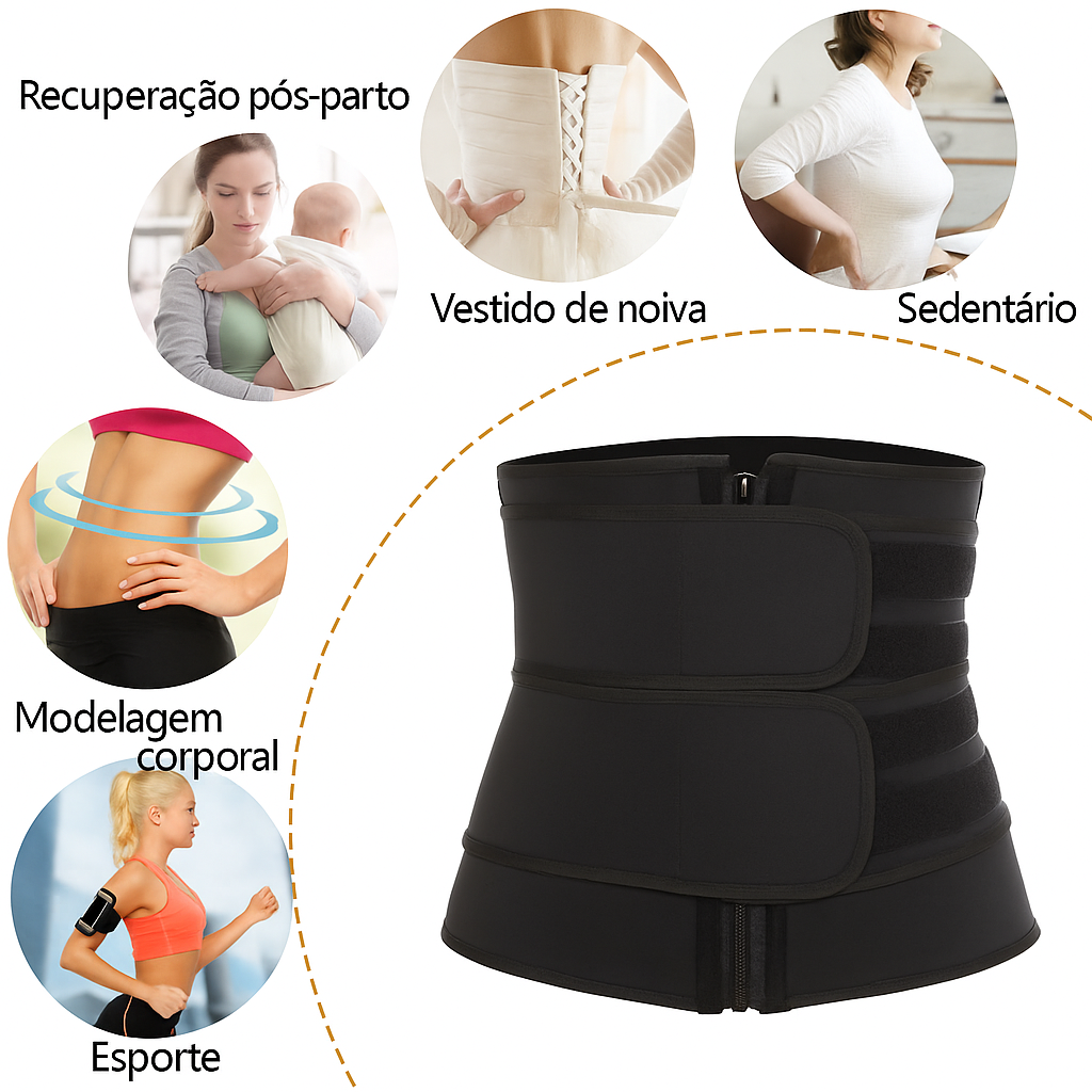 Cinta Modeladora  – Ajuste Perfeito & Efeito Redutor