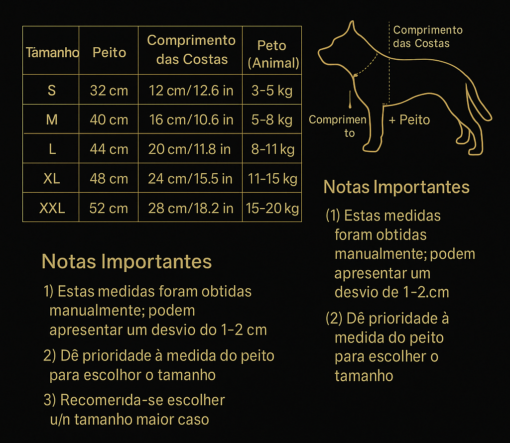 Casaco para Cão ou Gato