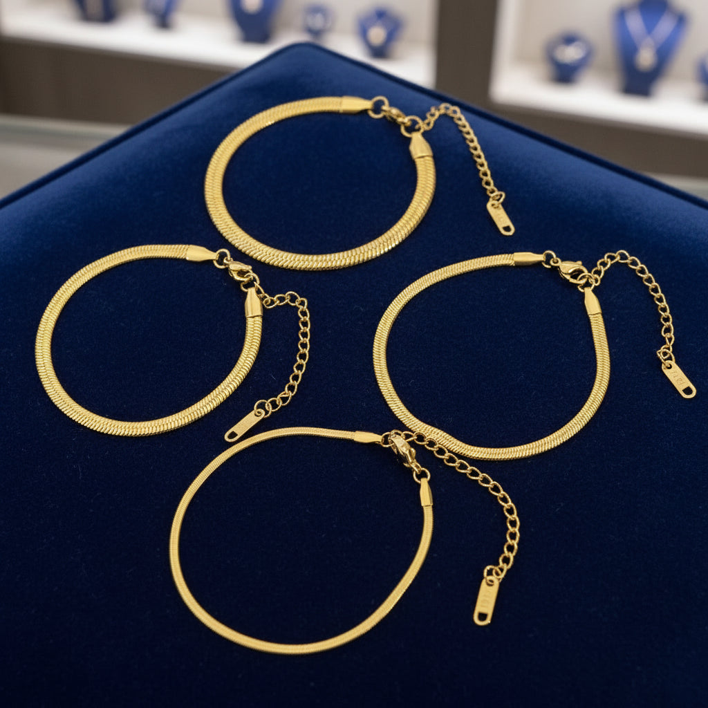 Bracelete Snake Chain Unissexo