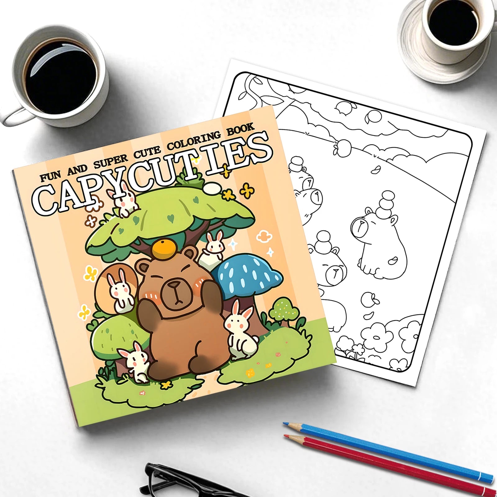 Livro de Colorir 24 páginas / CAPYCUTIES