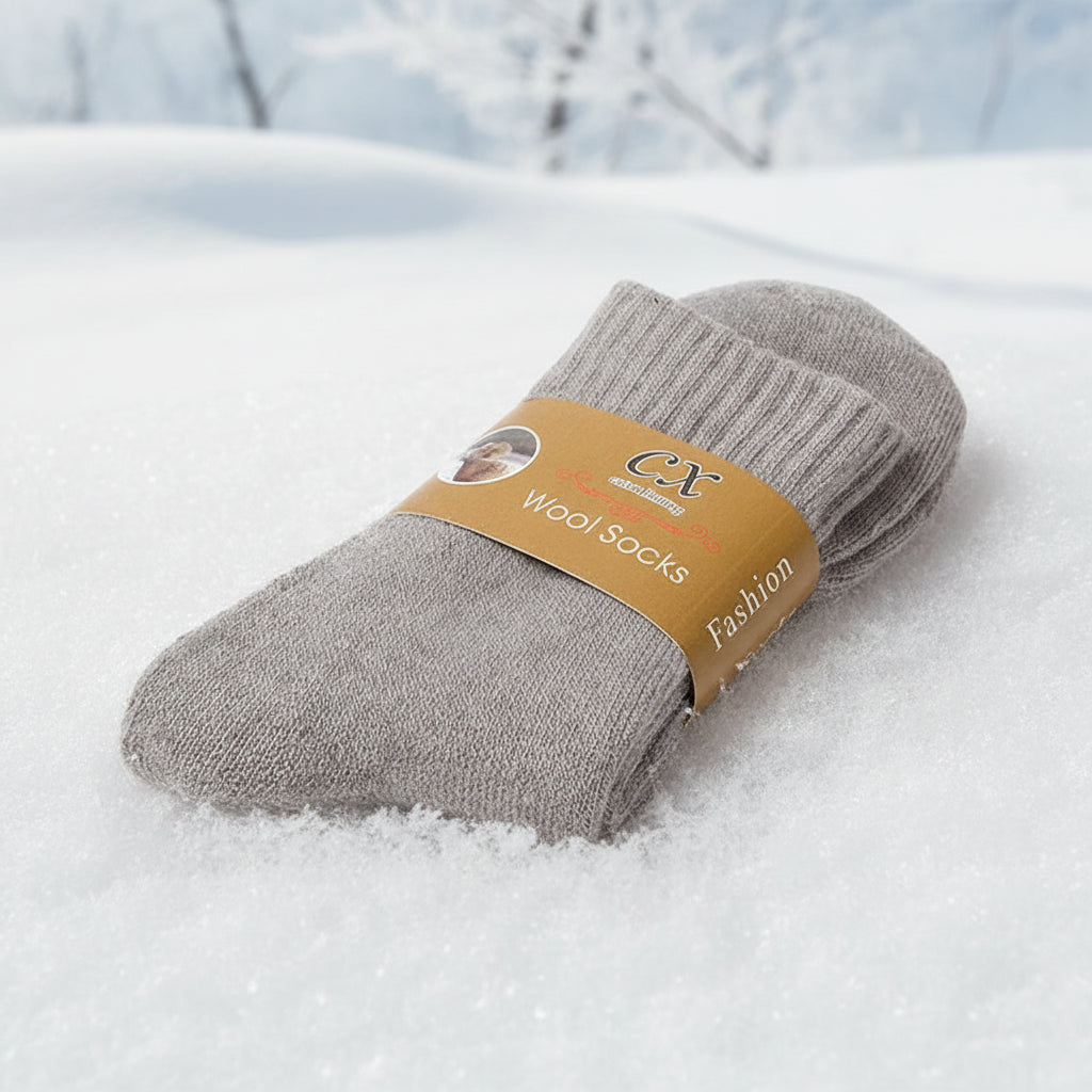 Meias de Lã Merino (tamanho 38–43)