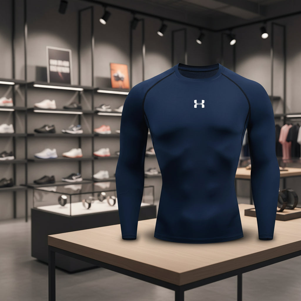 T-shirt de compressão para corrida