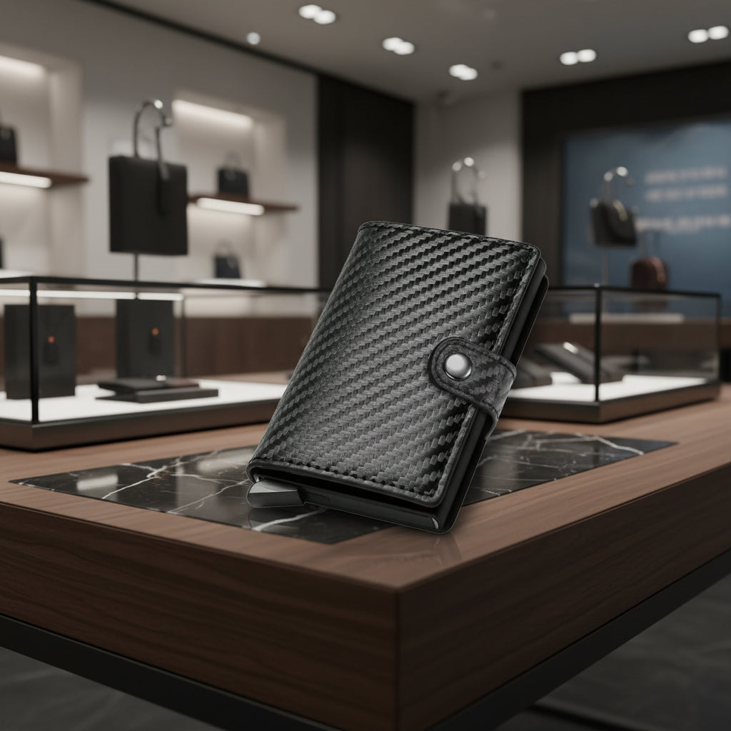 Carteira Slim RFID anti-roubo