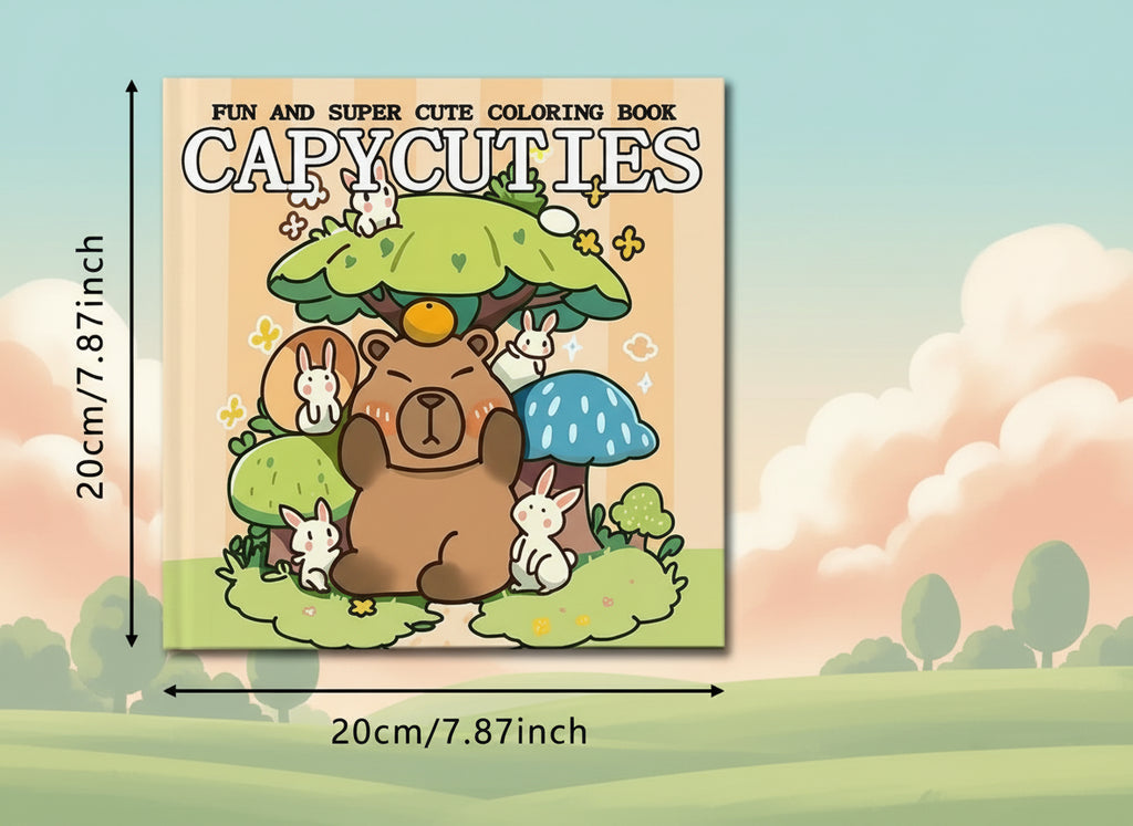 Livro de Colorir 24 páginas / CAPYCUTIES