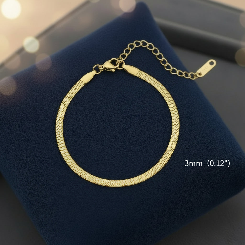 Bracelete Snake Chain Unissexo