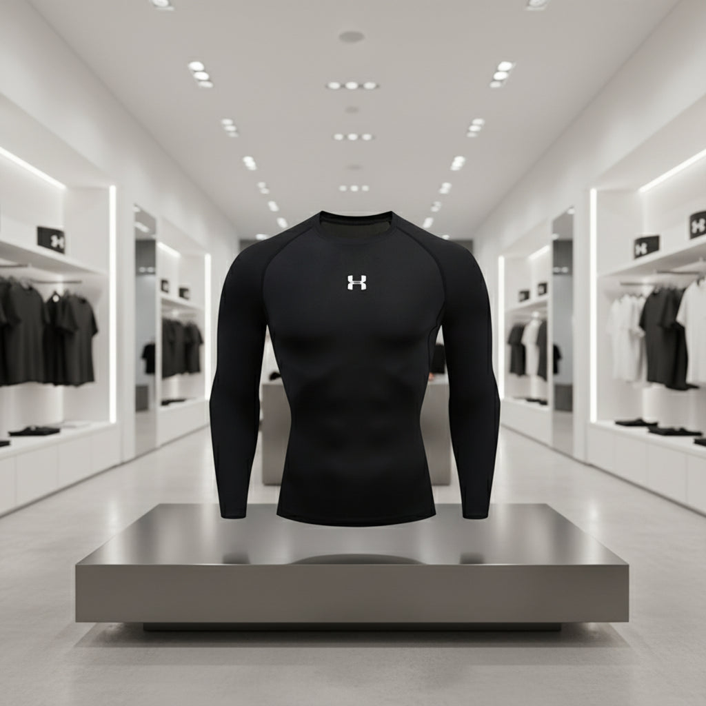 T-shirt de compressão para corrida