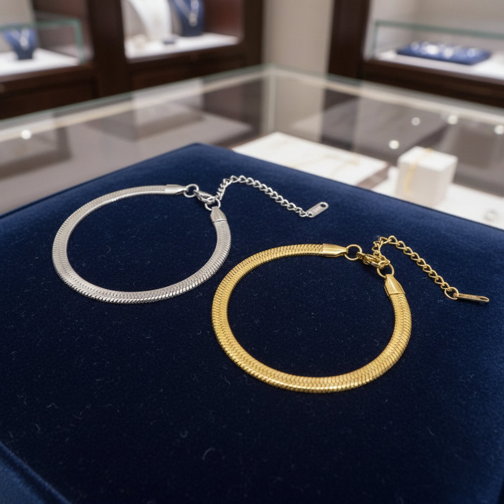 Bracelete Snake Chain Unissexo