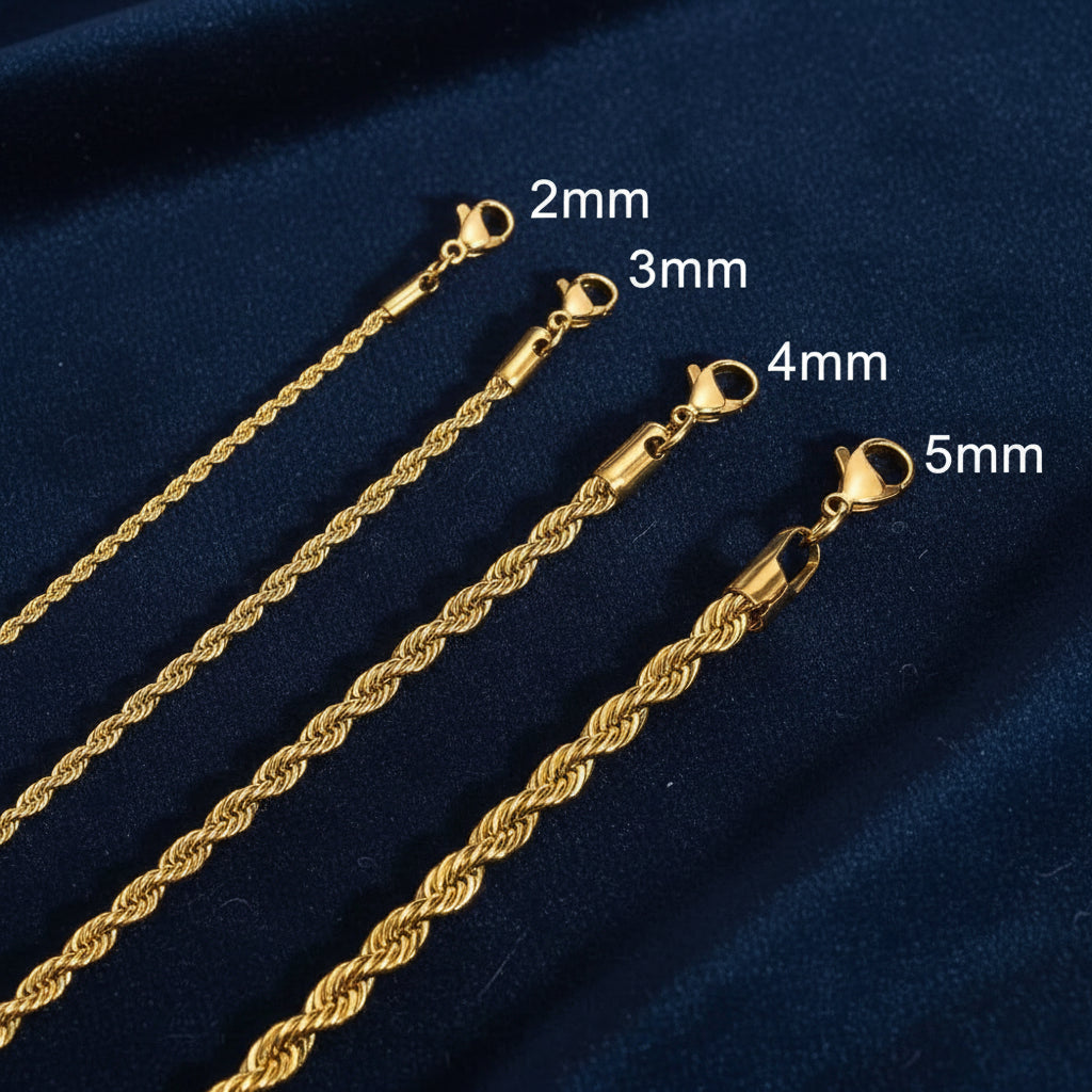 Colar Unisexo Rope Chain