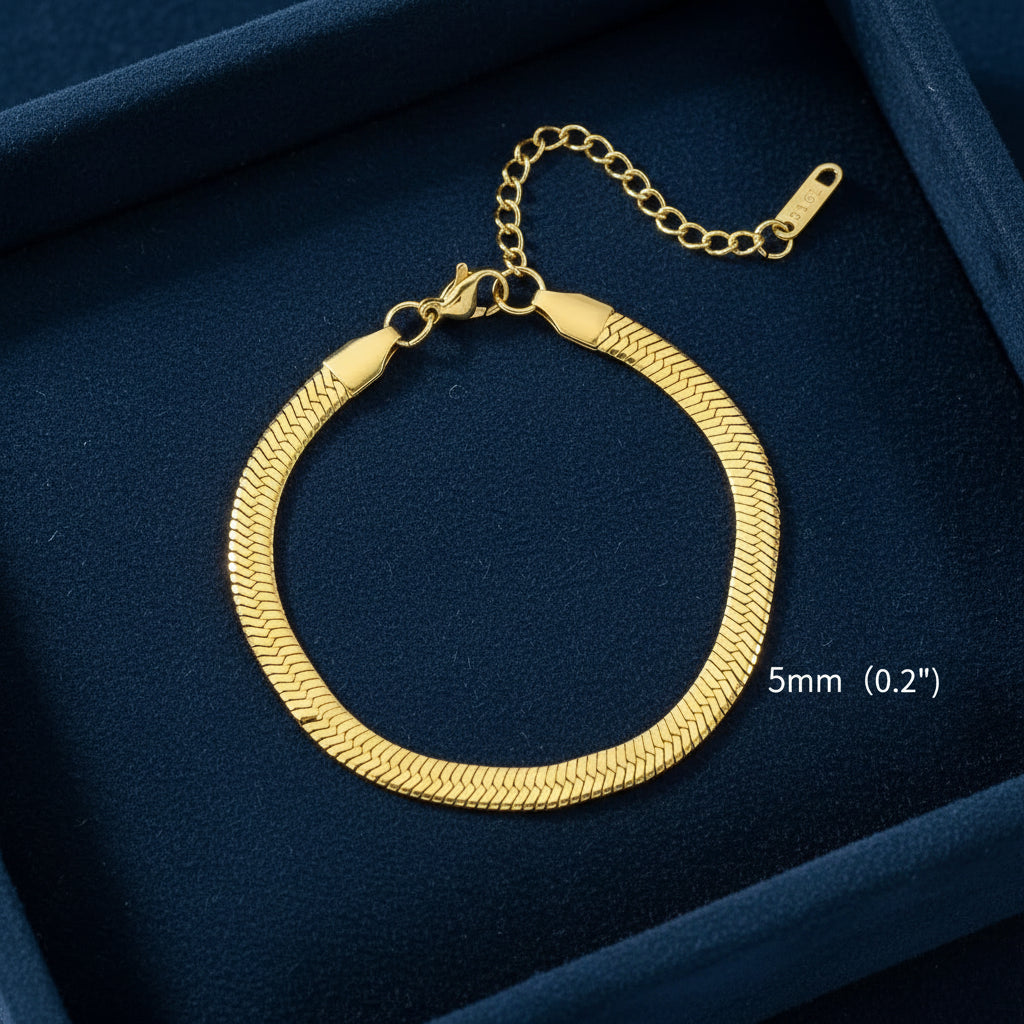 Bracelete Snake Chain Unissexo