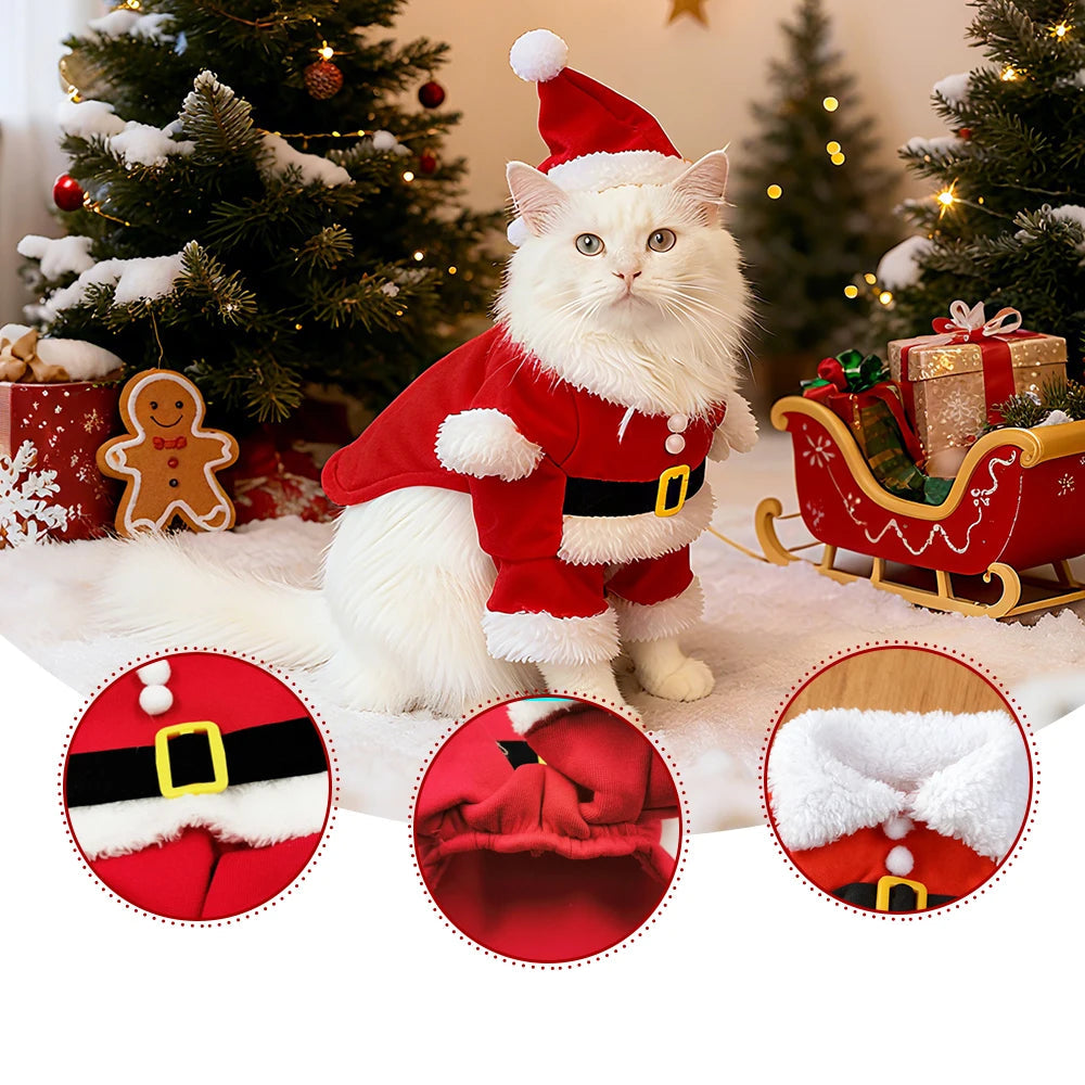 Roupa Pai Natal /  Cães / Gatos