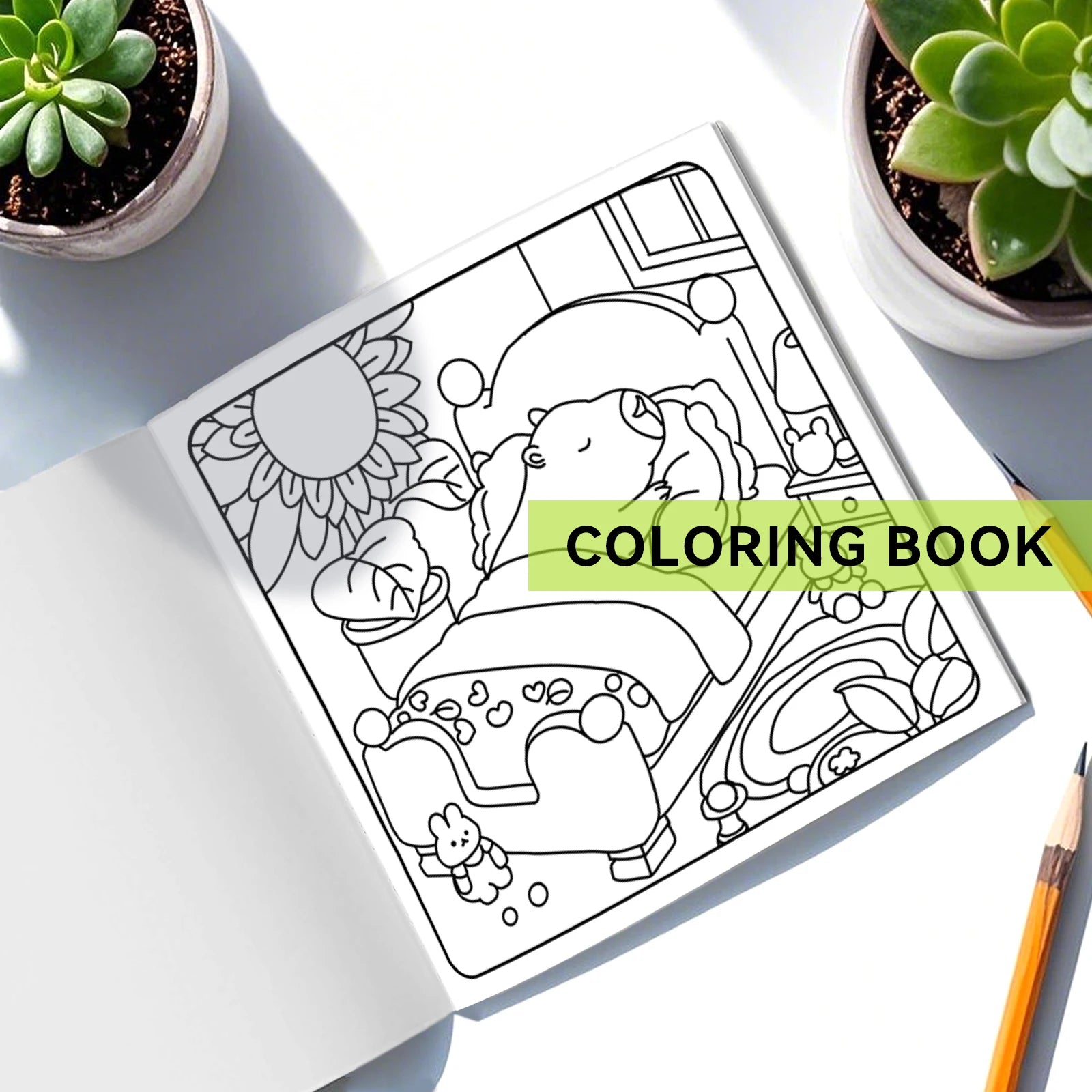 Livro de Colorir 24 páginas / CAPYCUTIES