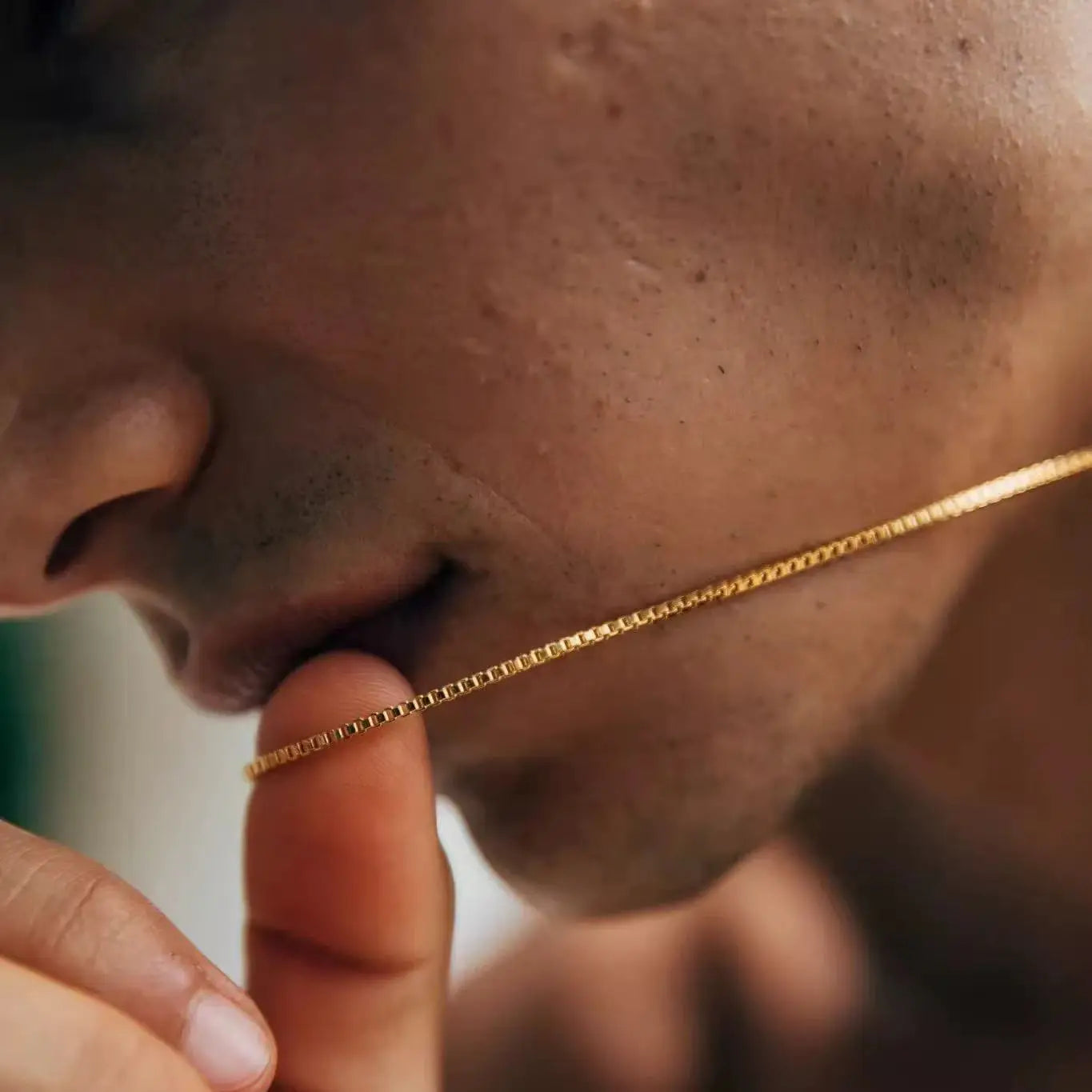 Corrente Box Chain em Aço Inoxidável