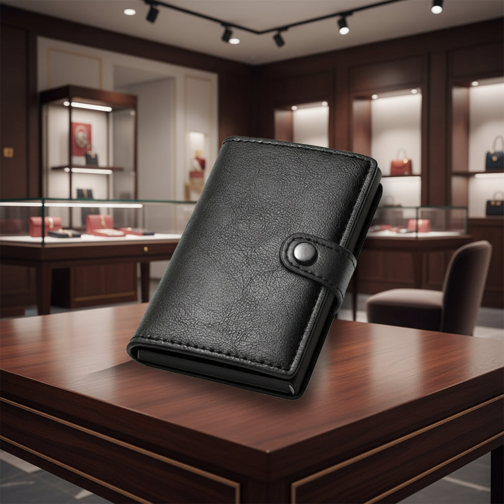 Carteira Slim RFID anti-roubo