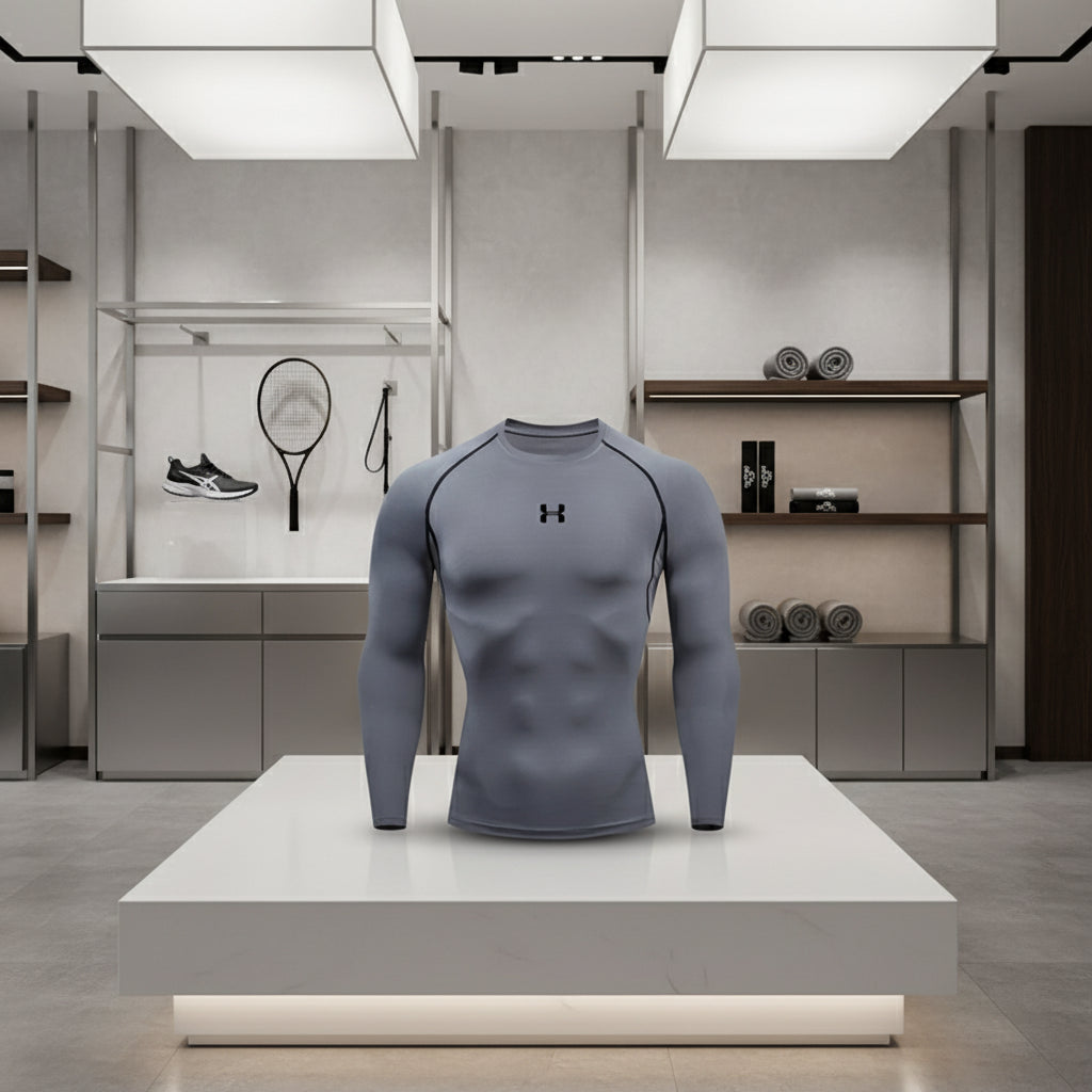 T-shirt de compressão para corrida