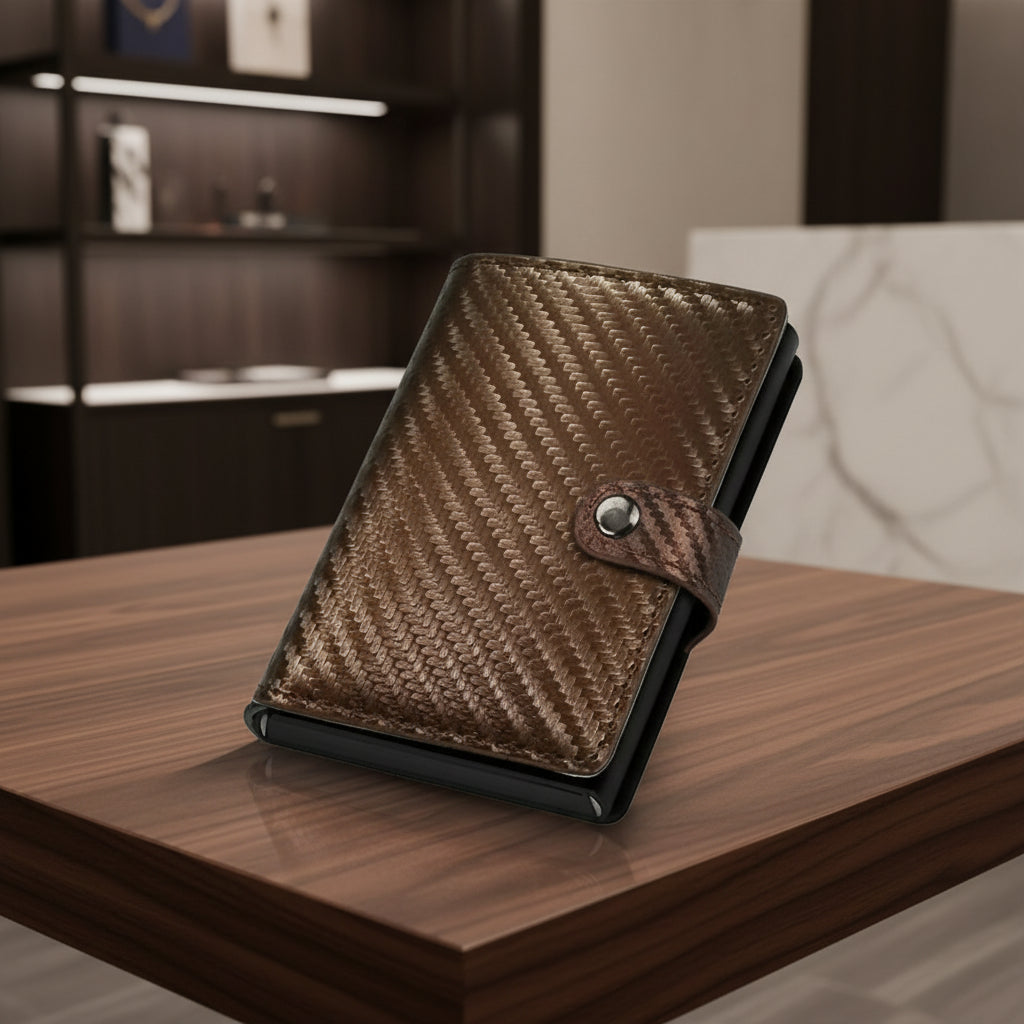 Carteira Slim RFID anti-roubo