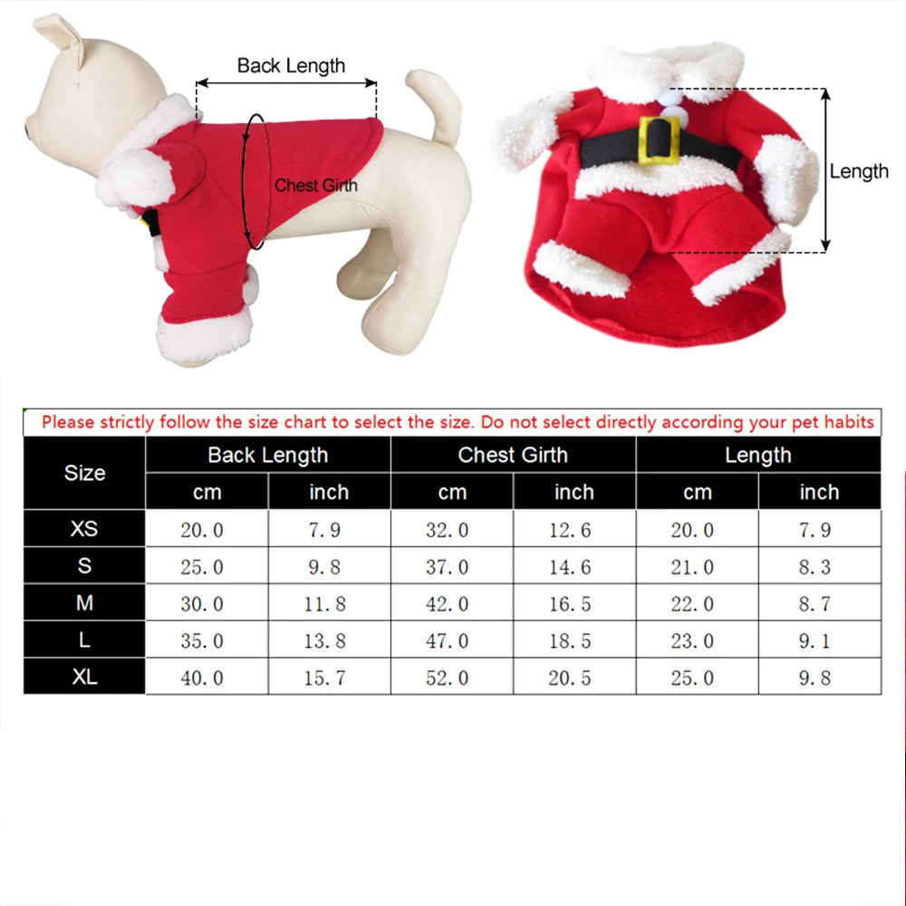 Roupa Pai Natal /  Cães / Gatos