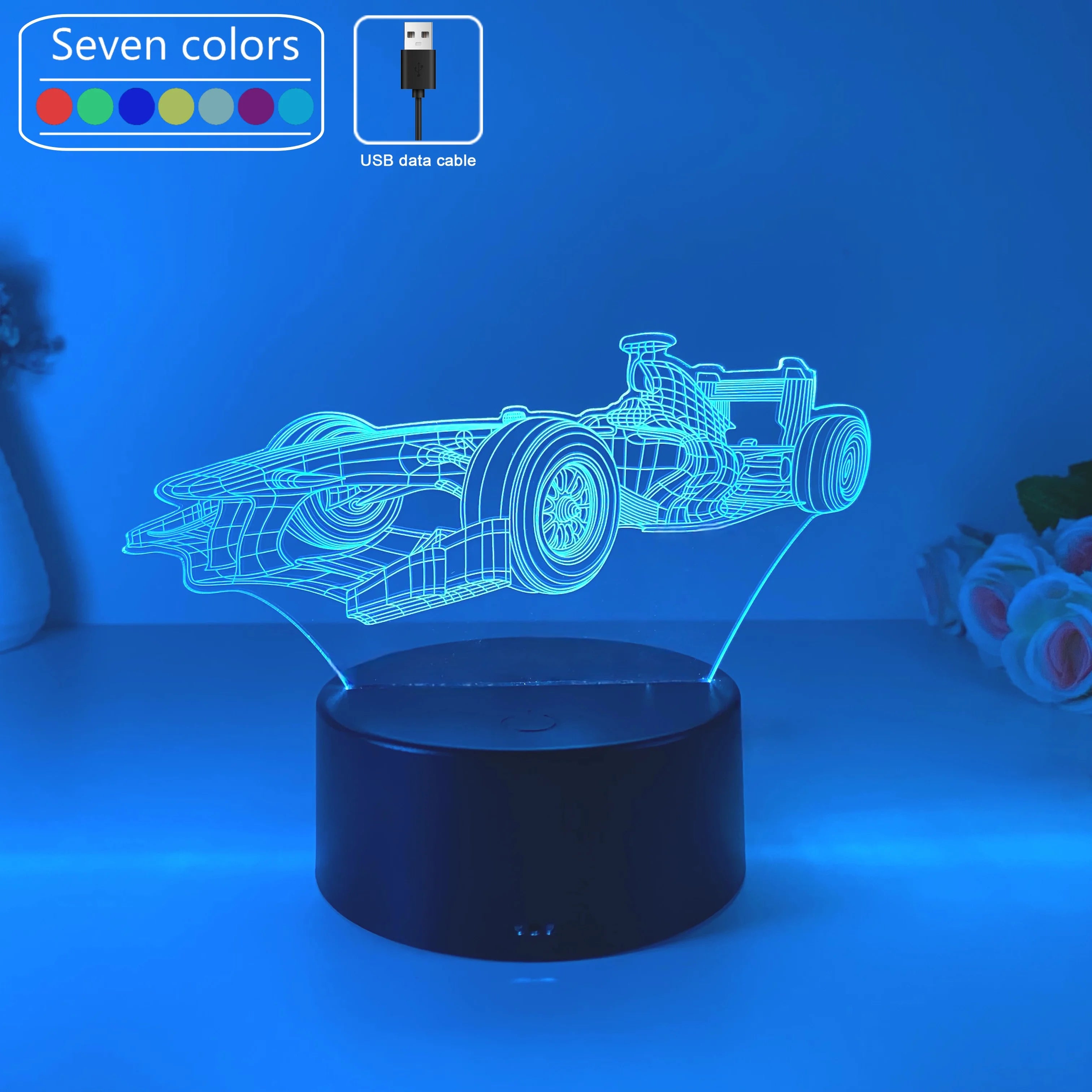 Luz 3D Car