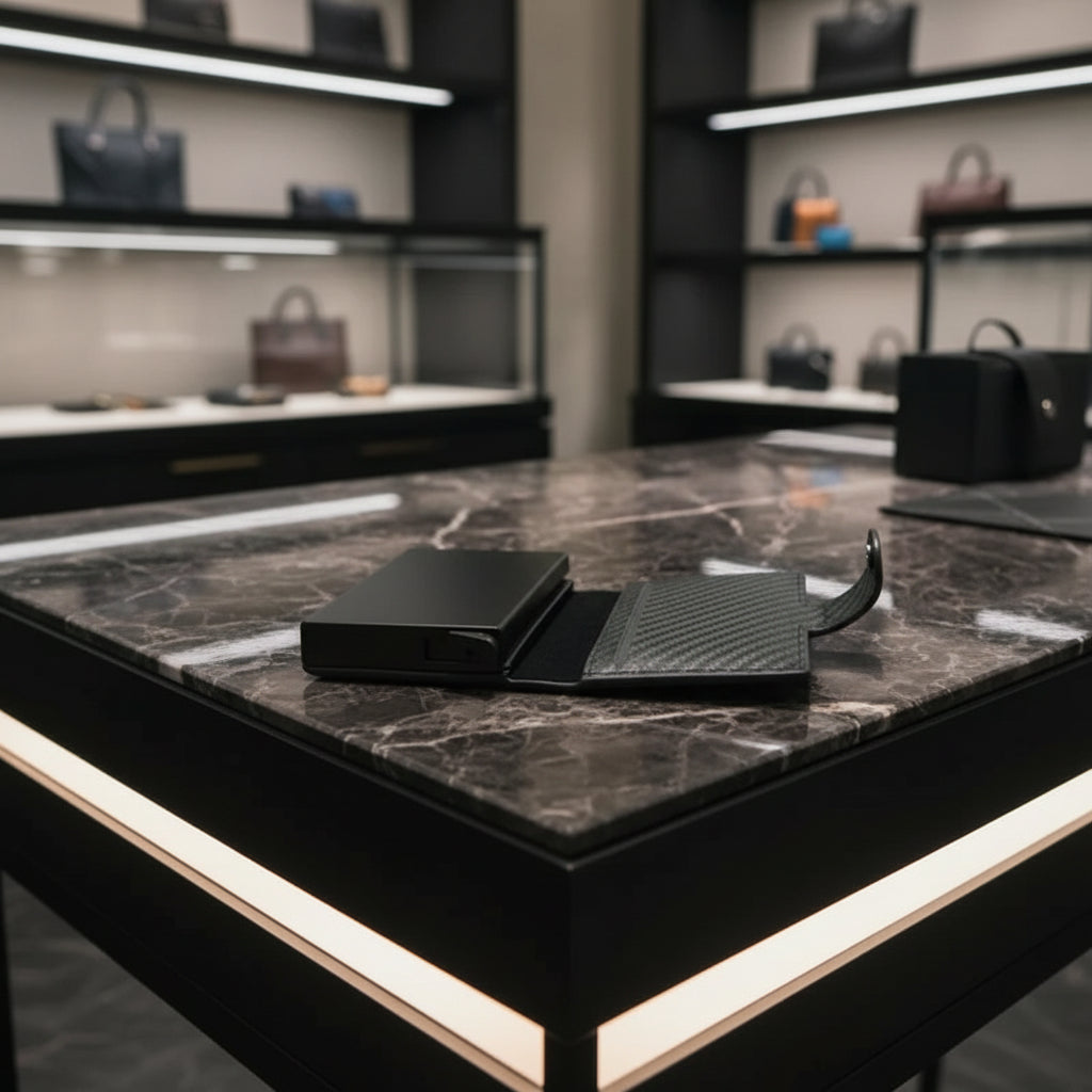 Carteira Slim RFID anti-roubo